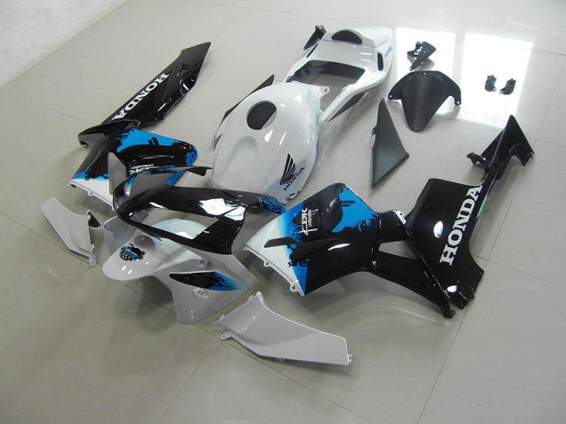 2003-2004 White Black Blue Honda CBR600RR Motorcycle Fairings 2003-2004 White Black Blue Honda CBR600RR Motorcycle Fairings