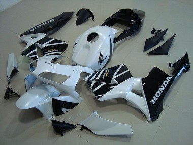 2003-2004 White Black Honda CBR600RR Motorcycle Fairings
