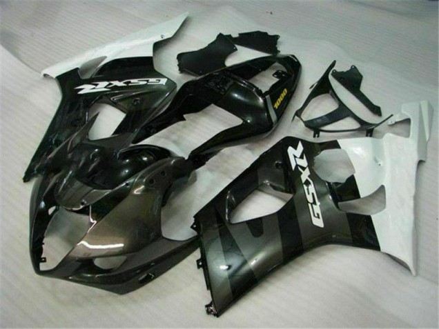 2003-2004 White Black Suzuki GSXR 1000 Motorcycle Fairings