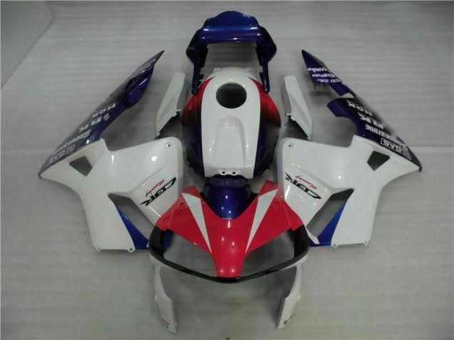 2003-2004 White Honda CBR600RR Plastics Complete Fairing Kit 2003-2004 White Honda CBR600RR Plastics Complete Fairing Kit