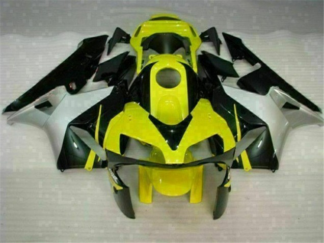2003-2004 Yellow Black Honda CBR600RR Motorcycle Fairings 2003-2004 Yellow Black Honda CBR600RR Motorcycle Fairings