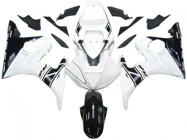 2003-2005 Black White Tribal Yamaha YZF R6 Motorcycle Fairings 2003-2005 Black White Tribal Yamaha YZF R6 Motorcycle Fairings
