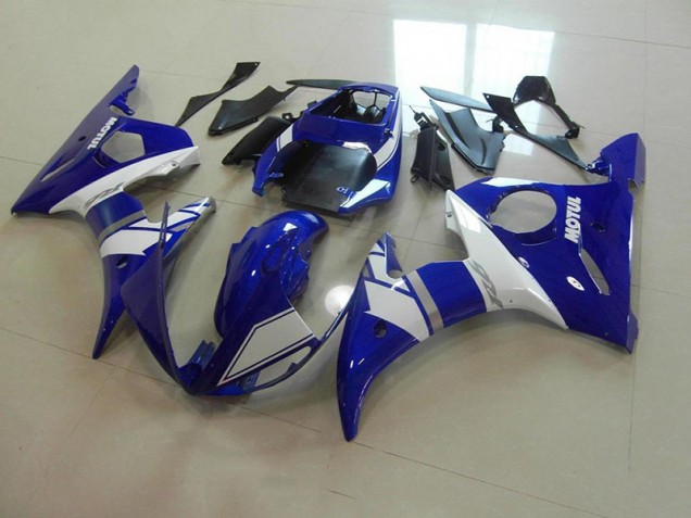 2003-2005 Blue White Yamaha YZF R6 Motorcycle Fairings 2003-2005 Blue White Yamaha YZF R6 Motorcycle Fairings