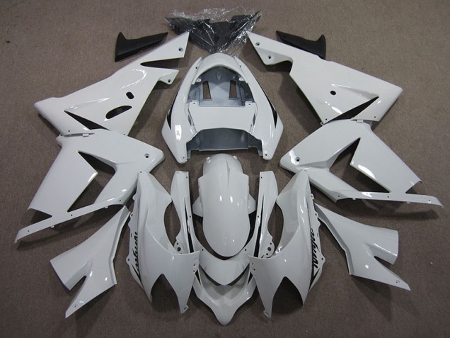 2003-2005 White Kawasaki Ninja ZX10R Motorcycle Fairings 2003-2005 White Kawasaki Ninja ZX10R Motorcycle Fairings