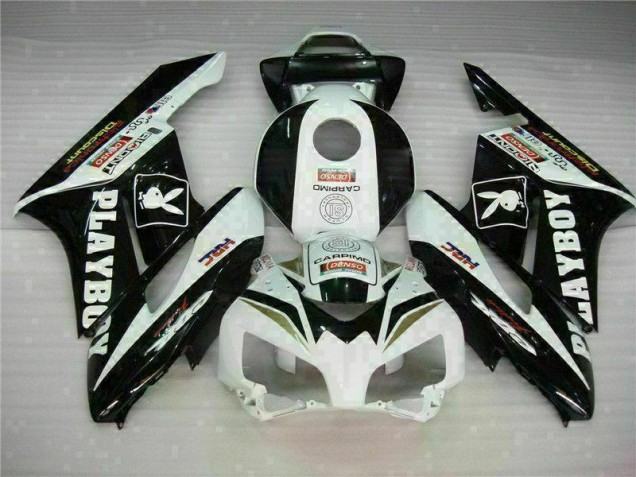 2004-2005 Black White Honda CBR1000RR Motorcycle Fairings 2004-2005 Black White Honda CBR1000RR Motorcycle Fairings