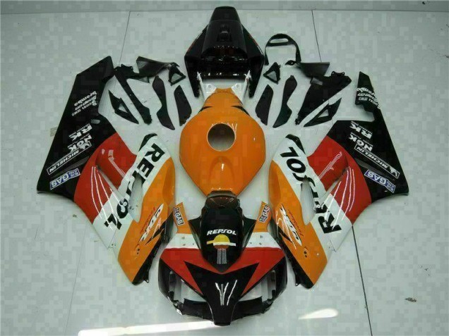 2004-2005 Orange Honda CBR1000RR Motorcycle Fairings 2004-2005 Orange Honda CBR1000RR Motorcycle Fairings