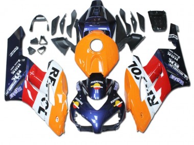 2004-2005 Orange Red Blue Honda CBR1000RR Motorcycle Fairings
