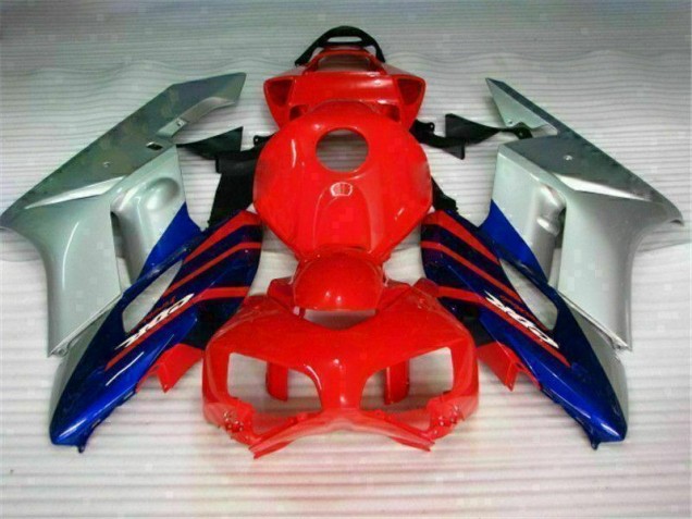 2004-2005 Red Silver Blue Honda CBR1000RR Motorcycle Fairings 2004-2005 Red Silver Blue Honda CBR1000RR Motorcycle Fairings