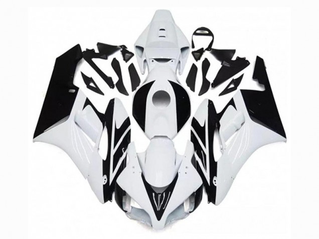 2004-2005 White Black Honda CBR1000RR Complete Fairing Kit & Plastics 2004-2005 White Black Honda CBR1000RR Complete Fairing Kit & Plastics