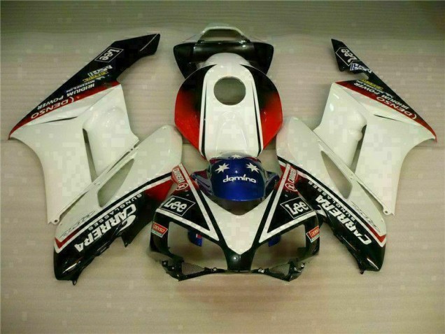 2004-2005 White Black Honda CBR1000RR Full Fairing Kit 2004-2005 White Black Honda CBR1000RR Full Fairing Kit