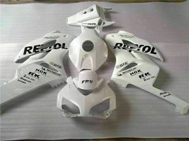 2004-2005 White Honda CBR1000RR Full Fairing Kit 2004-2005 White Honda CBR1000RR Full Fairing Kit