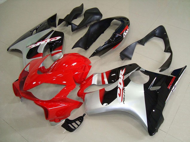 2004-2007 Black Red Silver Honda CBR600 F4i Motorcycle Fairings 2004-2007 Black Red Silver Honda CBR600 F4i Motorcycle Fairings