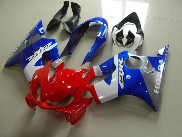 2004-2007 Blue Red White Honda CBR600 F4i Motorcycle Fairings 2004-2007 Blue Red White Honda CBR600 F4i Motorcycle Fairings