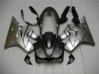 2004-2007 Silver Black Honda CBR600 F4i Motorcycle Fairings