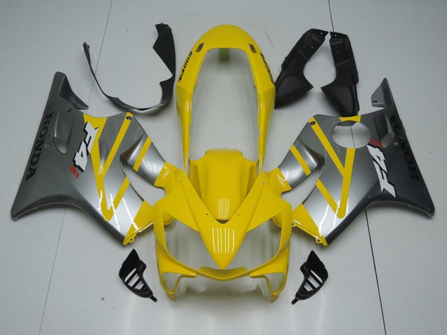 2004-2007 Yellow Grey Honda CBR600 F4i Injection Motorcycle Fairings 2004-2007 Yellow Grey Honda CBR600 F4i Injection Motorcycle Fairings