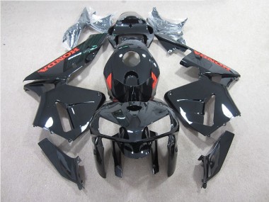 2005-2006 Black with Red Honda CBR600RR Motorcycle Fairings