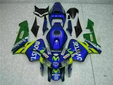 2005-2006 Blue Honda CBR600RR Motorcycle Fairings & Plastics