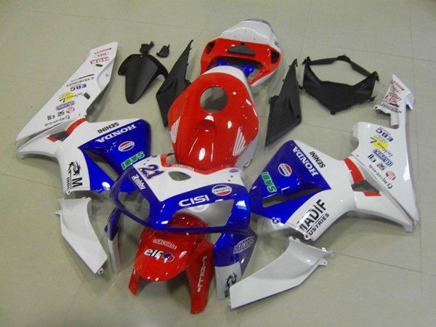 2005-2006 Blue White Madif Honda CBR600RR Motorcycle Fairings 2005-2006 Blue White Madif Honda CBR600RR Motorcycle Fairings