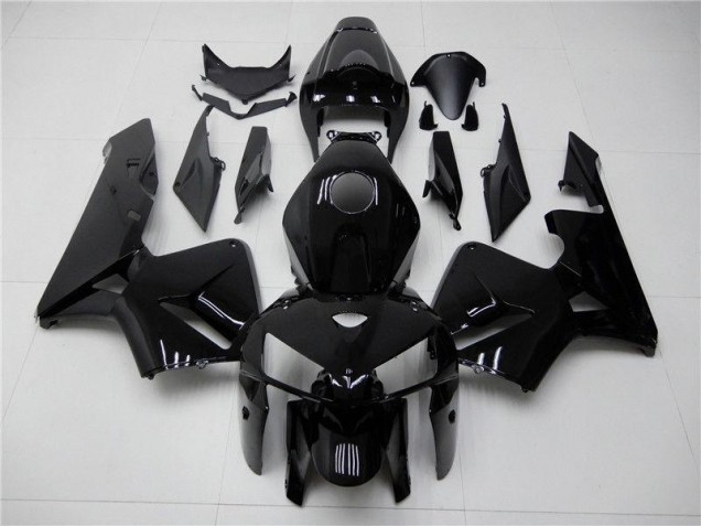 2005-2006 Glossy Black Honda CBR600RR Fairing Kit 2005-2006 Glossy Black Honda CBR600RR Fairing Kit