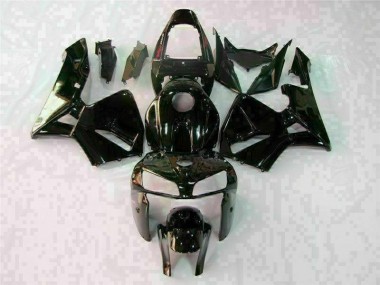 2005-2006 Glossy Black Honda CBR600RR Plastics Motorcycle Fairings