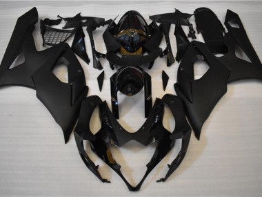 2005-2006 Glossy Matte Black Suzuki GSXR 1000 Motorcycle Fairings