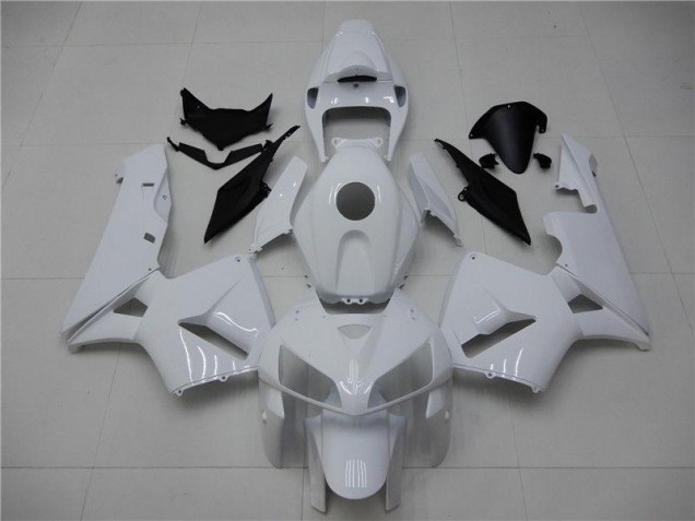 2005-2006 Glossy White Honda CBR600RR Motorcycle Fairings 2005-2006 Glossy White Honda CBR600RR Motorcycle Fairings