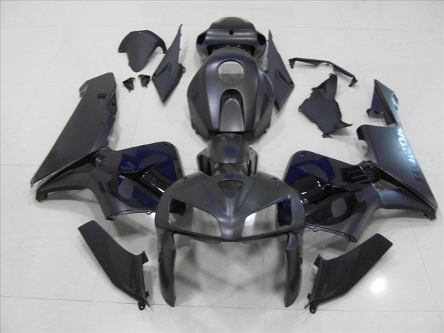 2005-2006 Matte Black Skull Honda CBR600RR Motorcycle Fairings 2005-2006 Matte Black Skull Honda CBR600RR Motorcycle Fairings