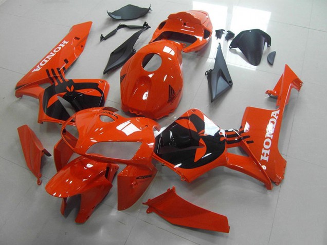 2005-2006 Orange Black Honda CBR600RR Full Fairing Kit 2005-2006 Orange Black Honda CBR600RR Full Fairing Kit