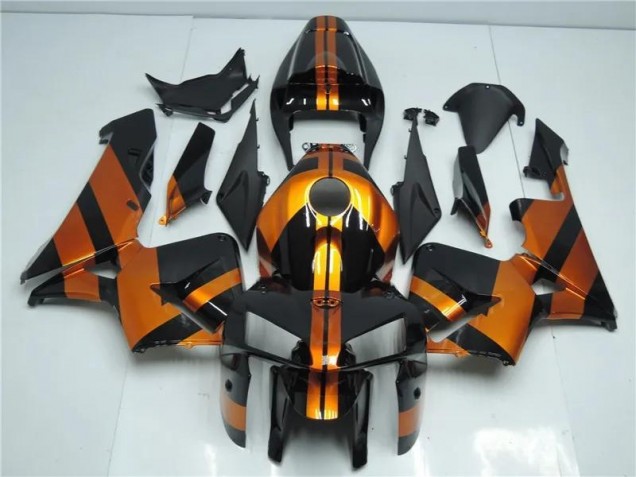 2005-2006 Orange Black Honda CBR600RR Plastics Motorcycle Fairings 2005-2006 Orange Black Honda CBR600RR Plastics Motorcycle Fairings