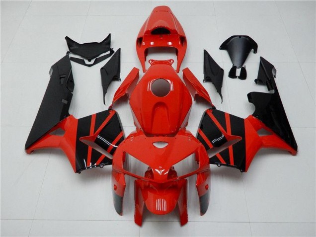 2005-2006 Red Black Honda CBR600RR Abs Fairing Kit 2005-2006 Red Black Honda CBR600RR Abs Fairing Kit