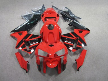 2005-2006 Red Black Honda CBR600RR Plastics Motorcycle Fairings
