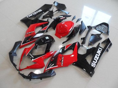 2005-2006 Red Black OEM Style Suzuki GSXR 1000 Motorcycle Fairings