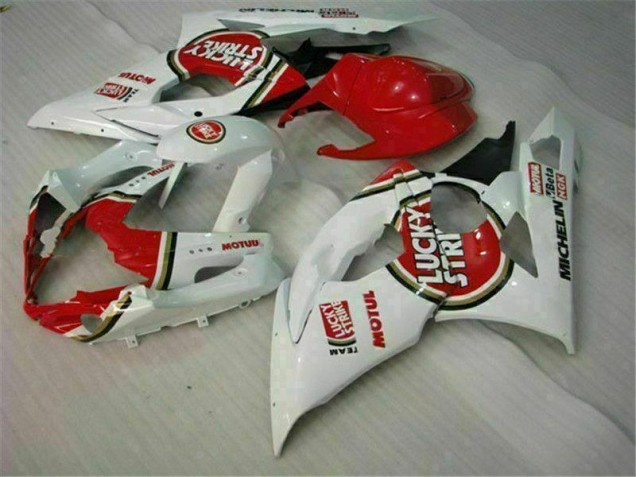 2005-2006 Red White Suzuki GSXR 1000 Motorcycle Fairings 2005-2006 Red White Suzuki GSXR 1000 Motorcycle Fairings