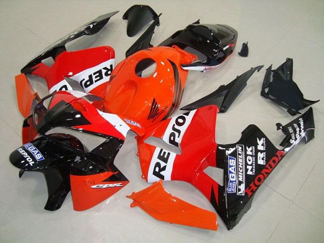 2005-2006 Repsol Honda CBR600RR Motorcycle Fairings 2005-2006 Repsol Honda CBR600RR Motorcycle Fairings