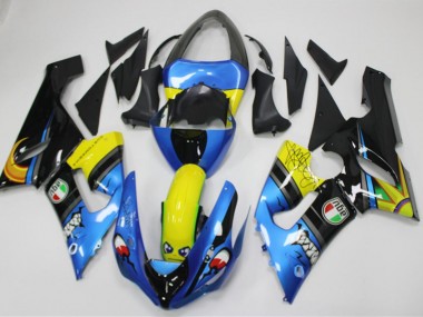 2005-2006 Shark Kawasaki Ninja ZX6R Motorcycle Fairings