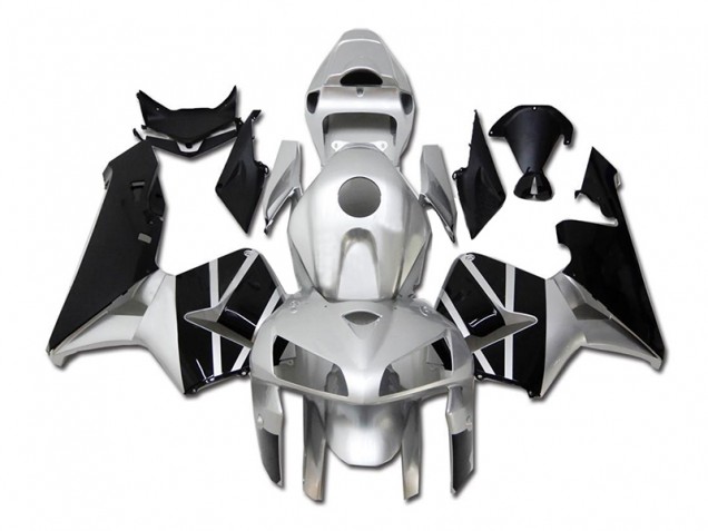 2005-2006 Silver Black Honda CBR600RR Plastics Motorcycle Fairings 2005-2006 Silver Black Honda CBR600RR Plastics Motorcycle Fairings