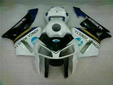 2005-2006 White Black Honda CBR600RR Motorcycle Fairings & Bodywork