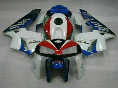 2005-2006 White Blue Honda CBR600RR Motorcycle Fairings & Bodywork