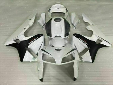 2005-2006 White Honda CBR600RR Plastics Motorcycle Fairings