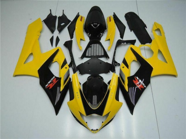 2005-2006 Yellow Suzuki GSXR 1000 Motorcycle Fairings 2005-2006 Yellow Suzuki GSXR 1000 Motorcycle Fairings