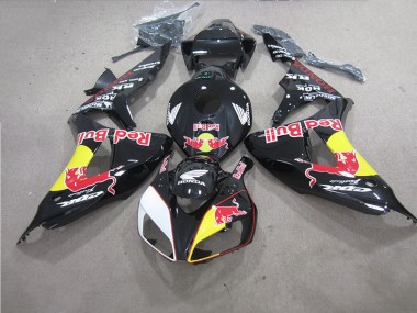 2006-2007 Black Red Bull Honda CBR1000RR Motorcycle Fairings & Bodywork