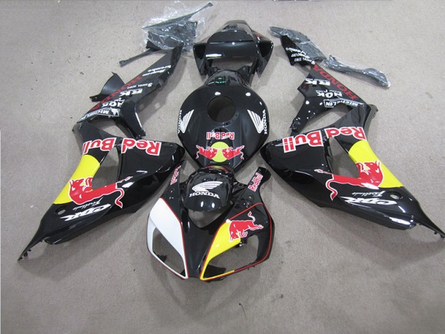 2006-2007 Black Red Bull Honda CBR1000RR Motorcycle Fairings & Bodywork 2006-2007 Black Red Bull Honda CBR1000RR Motorcycle Fairings & Bodywork
