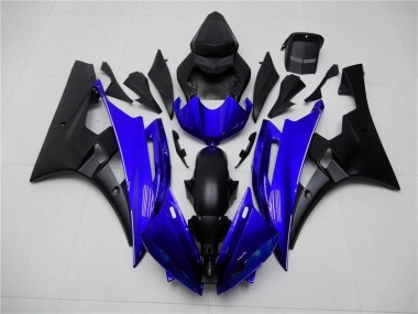 2006-2007 Blue Black Yamaha YZF R6 Motorcycle Fairings & Bodywork