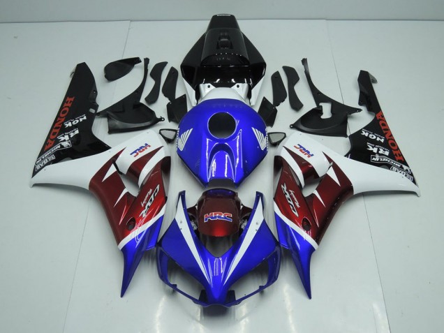 2006-2007 Burgandy and Blue Honda CBR1000RR Motorcycle Fairings 2006-2007 Burgandy and Blue Honda CBR1000RR Motorcycle Fairings
