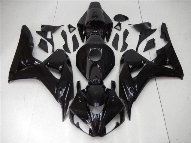 2006-2007 Glossy Black Honda CBR1000RR Motorcycle Fairings 2006-2007 Glossy Black Honda CBR1000RR Motorcycle Fairings