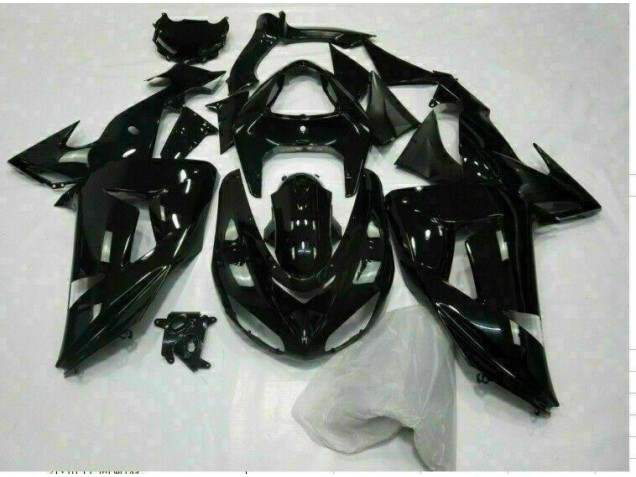 2006-2007 Glossy Black Kawasaki Ninja ZX10R Motorcycle Fairings 2006-2007 Glossy Black Kawasaki Ninja ZX10R Motorcycle Fairings