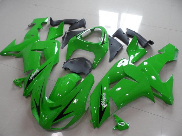 2006-2007 Green Black Arrow Kawasaki Ninja ZX10R Motorcycle Fairings 2006-2007 Green Black Arrow Kawasaki Ninja ZX10R Motorcycle Fairings