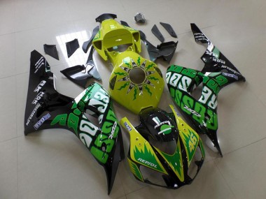 2006-2007 Green Yellow Rossi Honda CBR1000RR Motorcycle Fairings