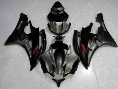 2006-2007 Grey Black Yamaha YZF R6 Motorcycle Fairings