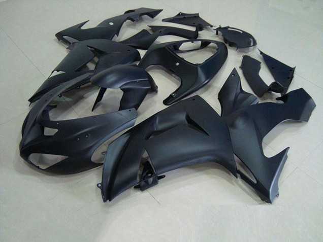 2006-2007 Matte Black Kawasaki Ninja ZX10R Motorcycle Fairings 2006-2007 Matte Black Kawasaki Ninja ZX10R Motorcycle Fairings